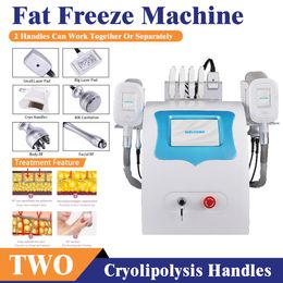 Slimming Machine Hottest 2 Handles Fat Freezing Machine Laser Rf Cool Cryo Handle Cold Lipolysis Cryolipoly Body Sculpting502