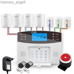 Alarm systems Keyboard Screen Intercom Wired Wireless Home Burglar Security Alarm 433MHz Wireless GSM Alarm System YQ230926