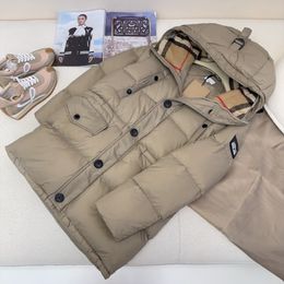 Puffer ceket kadın aşağı ceketler kış moda tasarımcısı parkas ceket kadın klasik soyulmuş kapüşonlu puf ceket dış giyim s-l 23fw