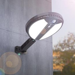 Solar Body Sensor LED Wall Mounted Light Waterproof Garden Yard Balcony Lamp Brightness Street