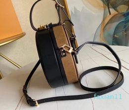 Top Leather Ladies Handbag Designer Single Shoulder Messenger Bag Old Flower Box Letters Versatile Classic Fashion Cowhide