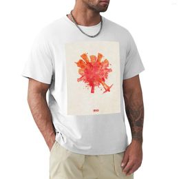 Men's Polos Rio Brazil Skyround Art / Circular Panoramic Skyline Painting T-Shirt Edition T Shirt Summer Top Mens Funny Shirts