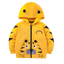 Hoodies Sweatshirts Autumn Winter Children Baby Animal Shapes Hooded Cardigan Sweater Warm Kids Fashion Boys Girls Pullover Costume 230925