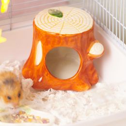 Other Pet Supplies Cute Hamster House Small Porcelain Guinea Pig Bed Animal Nest For Rodent Chinchilla 230925