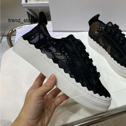 Walking Shoes Luxury Women's shoes Brand Sneakers Shoes Designer Sneaker Floral Brocade Genuine Leather Women Shoe Lace embroidery by bagshoe 52SF