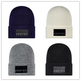 Fashion Designer hats Men's and women's beanie fall/winter thermal knit hat ski brand bonnet High Quality plaid Skull Hat Luxury warm cap mixed order