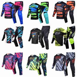 Others Apparel Willbros MX Set Motocross and Pants Combo Men's Women's Racing Suit Motorcycle MTB BMX Enduro Dirt Bike Downhill Riding x0926