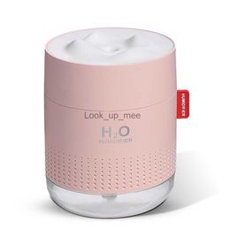 Humidifiers Portable Mini Humidifier 450ml Light Tabletop Diffuser Atomizer Bedroom YQ230926