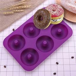 Baking Moulds Silicone Donut Doughnut Chocolate Muffin Pan Sweet Ice Tray Cake Mould Mould Home Kitchen Supplies