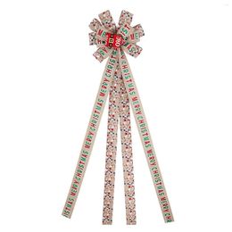 Christmas Decorations Tree Topper Bow Artificial Xmas Flower Decor For Indoor Outdoor Thanksgiving