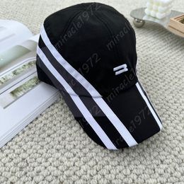 Womens Nylon B Baseball Caps Designer Ball Cap Fashion Stripe Casquette For Men Luxury Classic Bucket Hat Casual Outdoor Sport Hats New -6