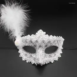 Party Masks Sexy Masquerade Mask For Women Lace Eye Halloween Costume Fancy Dress Venice Carnival Venetian Festival Supplies-