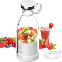 Tumblers 350 ML Mini Juicer Portable Mixer To Go Water Bottle Smoothie Maker for Fitness Sport Camping Blender Wireless USB Rechargeable 230925