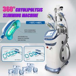 2023 Latest technology Vertical Weight Loss 360° Cryo Fat Freezing Cryolipoly Slimming Machine Anti-Cellulite Shaping Vacuum Cavitation RF lipolaser Massager