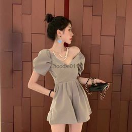 Women's Jumpsuits Rompers 2022 Summer Ropa Mujer One Piece Shorts Overalls For Women Korean Fashion Elegant Woman Jumpsuits Sexy V-Neck Playsuit Trend L230926