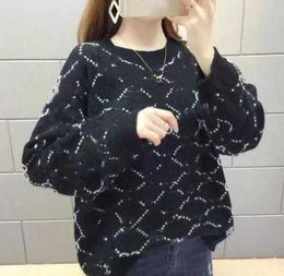 Designer Womens Sweaters Pullover Tops Letter Printed Long Sleeve Knitted Hoodie Sweaters