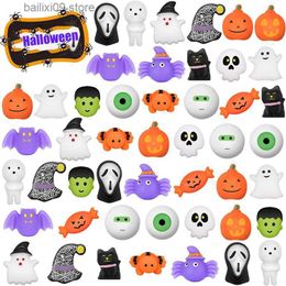 Other Event Party Supplies 96-12Pcs Halloween Squeeze Toys Cute Trick or Treat Gifts Anti-stress Halloween Toy for Kids Ideal Halloween Prizes Boys Girls T230926