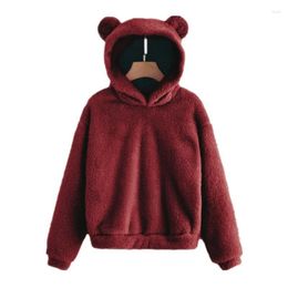 Men's Hoodies Sweatshirts 2023 Y2k Autumn Winter Plush Ear Hooded Double-sided Velvet Warm Cute Sweater Casual Home Loose Pullover Fashion Tops