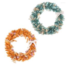 Decorative Flowers Charm Fall Wreath Halloween Festive Accent Ornaments Decoration For