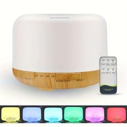 Electric Aroma Diffuser Humidifier Air Freshener Cars 500ML Ultrasonic Cool Mist Maker Fogger LED Essential Oil