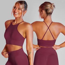 Women's Tracksuits Seamless Knitted Yoga Suit Beautiful Back Sweat Wicking Sports Bra Peach Pleated Buttocks Lift Ftness Shorts Gym Set