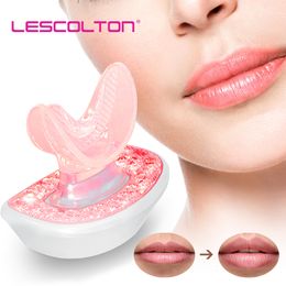 Face Care Devices LED Red light Lip Plumper Device Electric Plumping Enhancer Natural Sexy Bigger Fuller Lips Enlarger Labios Aumento Pump 230926