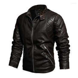 Men's Fur Tactical PU Leather Jacket Men Winter Fleece Warm Military Casual Leahter Jackets Male Slim Fit Motorcycle Windbreaker Outwear
