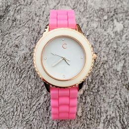 Fashion Brand for women Girls Soft Silicone strap quartz wrist watch CH01249O