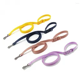 Dog Collars 1.5M Leash Pvc Waterproof Lead Leashes Anti Dirty Easy To Clean For Big Small Dogs Puppy Collar Pet Products