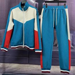 Men's Tracksuits High Quality Men Tracksuit Spring And Summer Casual Sports Suit Women's Jacket Trousers Two-Piece Set
