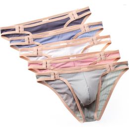 Underpants 4 Men's Briefs Panties Men Underwear Brief Breathable Detachable Waistband Bikini For Sexy Shorts Y37