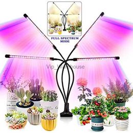 Grow Lights LED Grow Light Full Spectrum Phytolamp 1-5 Heads Indoor Cultivation Horticultural Lmap for Seeding Hydroponics Flowers Tent Box YQ230926