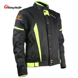 Men's Jackets Men Motorcycle Jacket Summer Winter Waterproof Warm Riding Reflective Coat with Removable Protective Gear and Lining 5XL JK-37 230925
