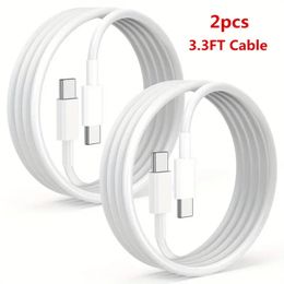 IPhone 15 Charger 2pcs 3.3FT USB C Cable Fast Charging Cable Cord Compatible With / iPad Pro / Samsung Galaxy S23 S22 S21 S20 Ultra