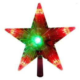 Christmas Decorations Star Tree Topper Battery Powered Lights Colour Changing Decoration For Year Holiday Home