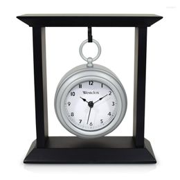 Table Clocks And Metal Black Silver 8 Reloj De Mesa Home Decoration Luxury Alarm Clock Watch Parts Nreal Xreal Beam Projection Box For Xr