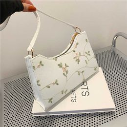 Shoulder Bags Women's Spring and Autumn New Fashion Lace Jelly Bag Fresh Crossbody Underarm Small Square