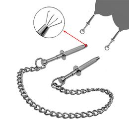 Adult Toys Retractable Paw Nipple Clamp For Women Piercing Ring Clip Shield Body Jewellery Game Bdsm Claws Bondage 18 230925