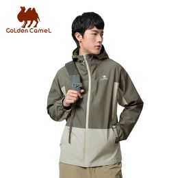 Outdoor Jackets Hoodies GOLDEN CAMEL Hiking Women Windbreakers Waterproof Single Jacket for Men Autumn Coats Travel Camping 230926