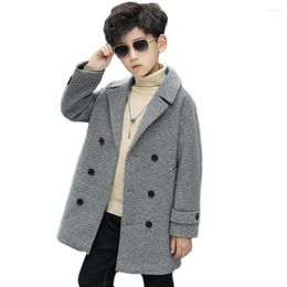 Jackets MODX Boys Long Coat Floral Pattern Boy Windbreaker Casual Style Kids Jacket Spring Autumn Children Clothes 6 8 10 12 14