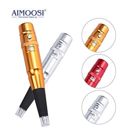 Tattoo Machine AIMOOSI Tattoo Microblading Eyebrow Lip Universal Traditonal Machine Gun Pen Needle For Professional Permanent Body Art Supplies 230925