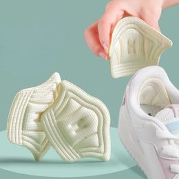 Shoe Parts Accessories 2pc sInsole Antiabrasion Heel Pad Protector Adjustable Size Patch Insert Back Sneakers 230926