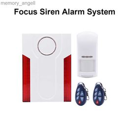 Alarm systems Focus Wireless 433MHz 868Mhz Outdoor WaterproofStrobe Flash Siren 120dB Sound Linkage with Anti-pet PIR Motion Sensor Detector YQ230926