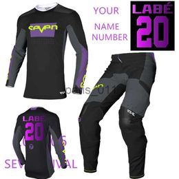 Others Apparel 2023 05 Purple SEVEN Rival MX Gear Set Off Road Motocross Set Dirt Bike Suit MX Clothing Motorcycle Combo H x0926