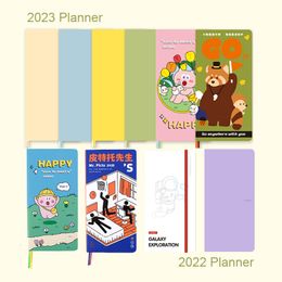 Notepads Kinbor 2023 Week Planner Kawaii Journal Noteook Todolist Time Management Record Book Efficiency Plan schedule for Gift 230926