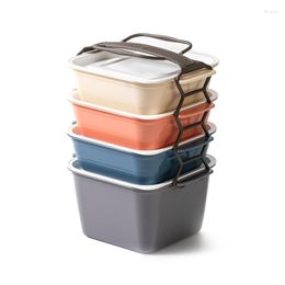 Dinnerware 4 Layer Healthy Material Lunch Box Portable Bowl Container Kitchen Seal Easy To Use And Clean Gift For Kid