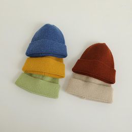 Hats Baby Hat Boy Girl Winter Kids Knitted Children Beanies Keep Warm Child Caps For Babies Soft Solid Candy 18 Colours