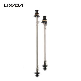 Bike Stems Lixada 2Pcs Ultralight Bicycle Skewers Quick Release Axle QR Skewer Mountain Road Cycling MTB Wheel Hub 230925