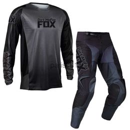 Others Apparel NEW 180 Leed Geat Set Motocross Racing Pants MX BMX Dirt Bike Kits Street Moto Offroad Suit Mens x0926