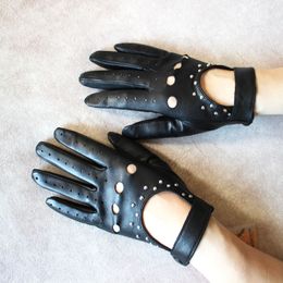 Five Fingers Gloves Summer Leather Driving Driver Full Finger Glove Unlined Thin Fashion Spring and Autumn Motorcycle Riding Sheepskin 230925